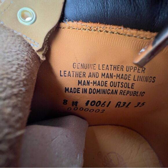 Men’s Timberland 6” Inch CLASSIC Premium BOOTS 10061 Wheat Nubuck NEW Size 8 - Picture 13 of 15